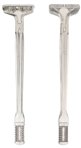 Toyvian Recortador de Vello Nasal Manual Multifuncional Doble Cara para Hombres y Mujeres, con Punta Redonda para Afeitado Facial Preciso, 2 Unidades