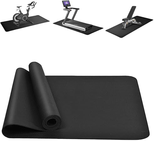 DiULi Yogamatta 75 x 180 cm, golvskyddsmatta, träningsmatta med bärrem och väska, halkfri gymnastikmatta 4 mm, för pilates, träning, sportutrustning, hem gym