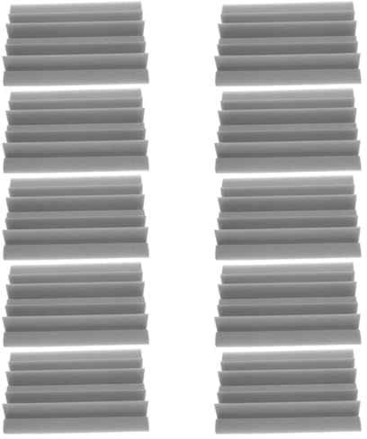 TOPBATHY Paneles Acústicos de Poliuretano Anti-choque para Estudio de Grabación, 10 Piezas, Absorción de Sonido y Reducción de Eco para Paredes