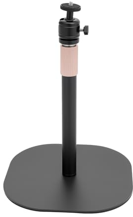 WFIETN Soporte para proyector, portátil, giratorio 360°, soporte de suelo para proyector, de pie, altura ajustable para proyectores con picos de 1/4