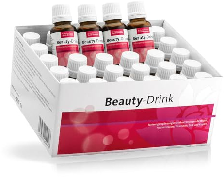 Sanct Bernhard Beauty Drink mit Kollagen-Peptiden (VERISOL®), Hyaluronsäure, Vitaminen, Zink, Kupfer, Inhalt 15x 20ml