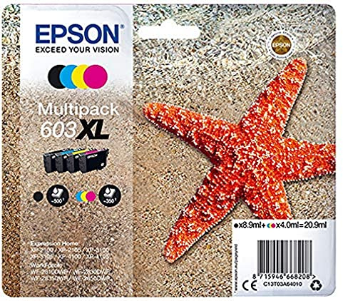 Epson Multipack 4-colours 603XL Ink (EPSON STARFISH 603XL MULTIPACK 4-COLOURS INK)