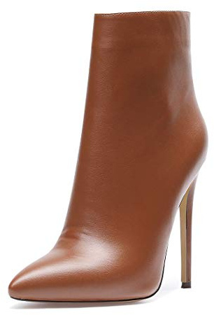 Castamere Botas Cremalleras Mujer Tacón de Aguja Botines Tacón Alto 12CM