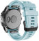 ANBEST Bracelet pour Garmin Fenix 5S/6S/6S Pro/5S Plus/7S/7S Pro, bracelet de rechange en silicone Quick Fit 20 mm compatible avec Epix Pro 42 mm, Descent MK2S/MK3 43 mm (mousse de mer bleu)