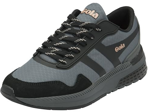 Gola Performance Atomics Female Running Shoe GLA005 Charcoal/Black/Pearl Pink