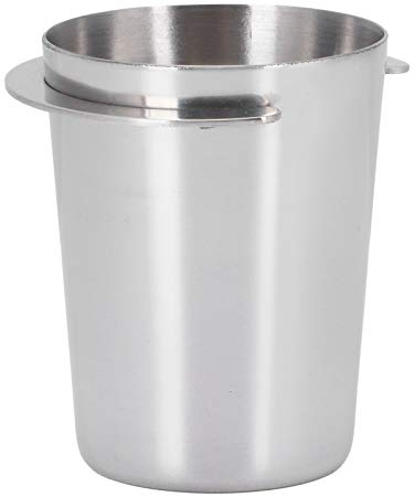 Coffee Portafilter Dosing Cup 51mm Coffee Distributor Stainless Steel Coffee Dosing Cup Powder Feeder Part for Espresso Machine