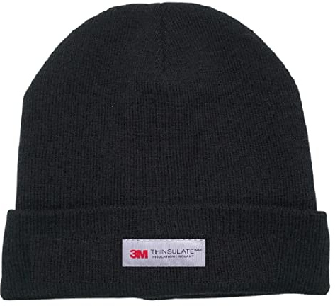 Kids Children's Girls Boys Plain Black Hat Knitted Beanie Hat for Winter Autumn, One only (Black, 6-9 Years)