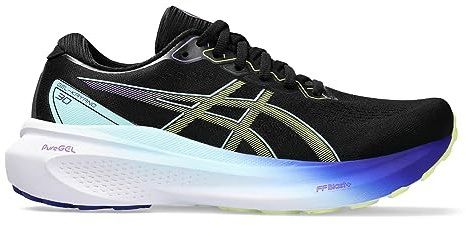 ASICS Löparskor för män Gel-Kayano 30, Svart glöd gul, 38 EU