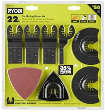 RYOBI 22-Piece Oscillating Blade Set