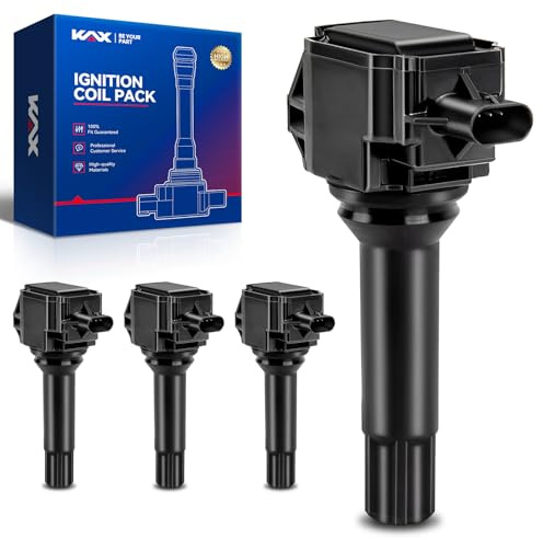 KAX Ignition Coil Packs, 4 Packs UF710 Fit for Forester 2014-2016, Outback, Impreza 2013-2015, XV Crosstrek, Legacy, FR-S, B-RZ 2013-2014, 48898, C-974, GN10685, U5282