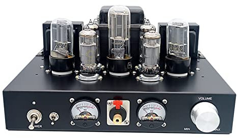 LERORA Auto-Stereo-Verstärker HiFi 6P1 Vakuumröhren-Vollverstärker Stereo-Single-Ended-Kopfhörerverstärker der Klasse A Schallröhrenverstärker