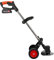 Electric Lawn Mower, 21V 2000mAh Batteries Supply Rechargeable D-Shaped Handle 2 Wheel Electric Lawn Mower 3 in 1 Brush Cutter Cordless Grass Trimmer (Black)