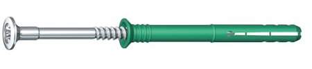 SPAX Nageldübel Typ ND, 6 x 60 mm, 200 Stück, grün - Schnelle Schlagmontage in allen massiven Baustoffen wie Beton, Ziegelsteinen uvm. - 4861080600605