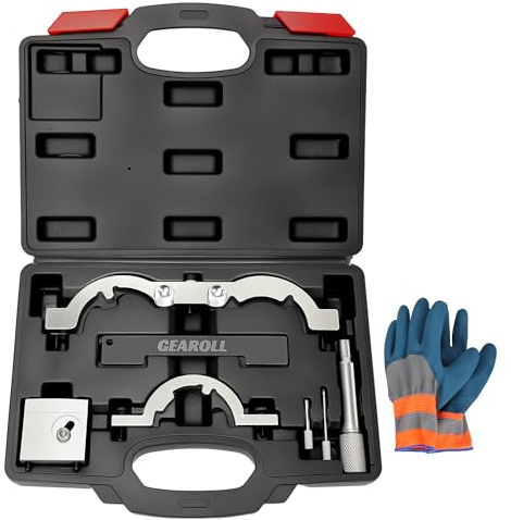 GEAROLL Turbo Engine Timing Tool Kit Camshaft Holding Alignment Locking Tool Set Compatible with 1.0L 1.2L 1.4L Chevy Cruze Vauxhall Opel More