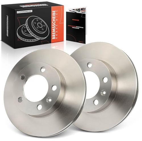 Frankberg Bremsscheibensatz inkl. 2x Bremsscheiben Vorne Belüftet Ø302mm Kompatibel mit Master III Bus JV Movano B Bus X62 NV400 Bus X62 X62B Replace# 4020600Q0G,4419359
