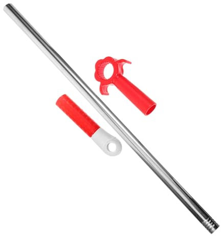 TOPPERFUN Fensterstange 79,5cm Leichte Und Langlebige Jalousienstange Mit Haken Für Erker Und Dachfenster Für Jalousien Und Vorhänge Innenbereich