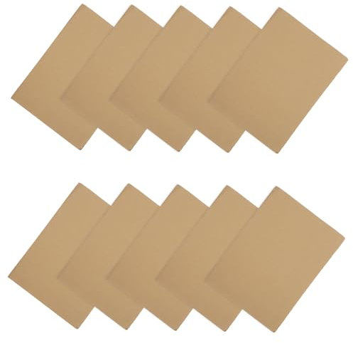 Holibanna 10blätter Wellpappe Karton Für Verpackung Umzugskartons Als Trennwand Schutz Für Bilderrahmen Stabiler Bastelkarton Für Diy-projekte Kartenbasteln Zum Selbermachen
