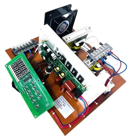Placa Controladora De Generador Ultrasónico Con Pantalla Digital De 1800 W, Compatible Con Limpiadores Ultrasónicos Industriales Y Lavavajillas Comerciales.