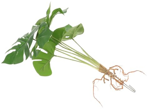 DECORNIJIA Faux Monstera Artificial Plant for Home Decor Realistic Greenery with Vibrant Color Water Maintenance Decorative Faux Houseplant for Indoor Spaces
