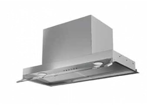 TECNO-WIND MID PLUS K170I0004, Cappa Integrata 3 Velocità, Sitema Andticondensa STOP DROP, Illuminazione Led Circolari 1 W, Classe Energetica C, Misure 90x34x31