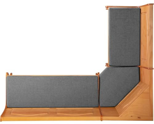 SECXEO Bankauflage nach Maß - Konfigurierbar für Eckbank, Gartenbank & Fensterbank | Abnehmbarer Bezug (Waschbar), rutschfest | Sitzkissen für Indoor & Outdoor