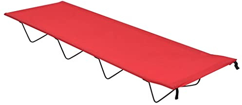 YUTAASU Letto da campeggio, 180 x 60 x 19 cm, in tessuto Oxford e acciaio, stabile letto da campo per campeggio e viaggi, portata massima 120 kg