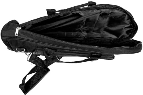 Toyvian Bolsa para Trompeta Portátil Prueba de Golpes, Material Oxford y Algodón, Diseño Negro para Transportar Trompeta Lugar