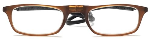 Lanomi Schmal Lesebrille Damen Herren Magnetverschluss Leicht Lesehilfe Sehhilfe mit Elastische Silikon Brillenbänder