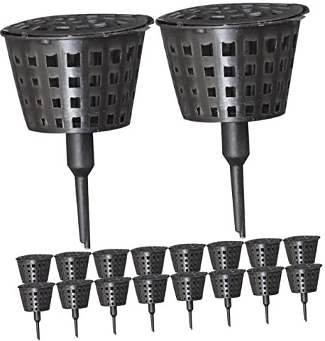 BESPORTBLE Caja de Fertilizante de Plástico 30 Piezas para Plantas de Jardín Negras Reutilizable que Previenen la Pérdida de Abono en Tiestos y Bonsáis