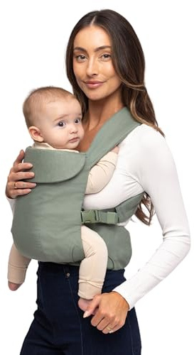 WildBird - Aerial Buckle Carrier - 2-24 Months - Standard (XS-XL) Acadian - Front or Back Carry - Cross Straps, Lumbar Support, Headrest - Hip Healthy - Baby Carrier - Baby Essentials - New Mom Gifts