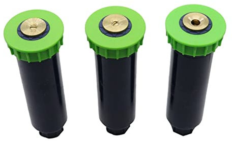 10 Pack 1/2 Inch Female Thread Pop up Sprinkler Set for Garden Watering System 180 Degree Coverage