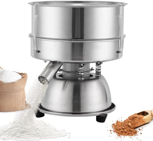 YUCHENGTECH Tamis Vibrant Électrique avec Tamis de 40 Mesh 1150rpm 50W