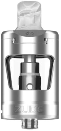 For Innokin Zlide Tank 4 ml φ24 mm (SS) Atomizador con Resistencia Z Coil 0,48 Ω/1,6 Ω MTL/RDL | Llenado superior deslizante | Para Kit CoolFire Z80 NEX Mod GOZEE Vape Original - No Nicotine