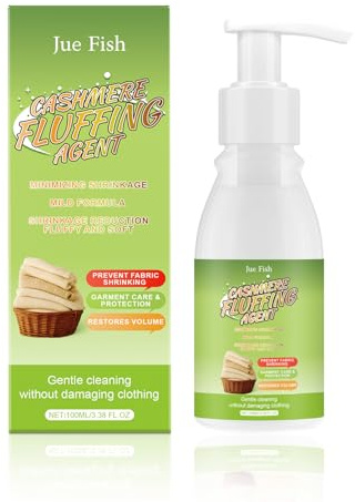 100ml Wollwaschmittel Lammfell Waschmittel Gegen eingelaufene Wolle Konzentrat Feinwaschmittel mit Pumpe Woll-Pflege zum Strecken & Verjüngen von Pullovern & Kaschmir Macht Weich & Flauschig