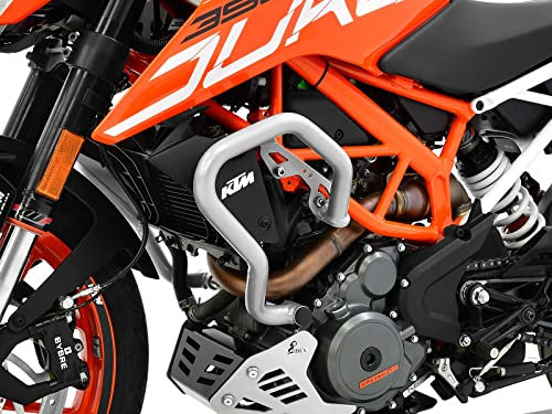 ZIEGER Sturzbügel Schutz Verkleidung silber kompatibel mit KTM 390 Duke BJ 17-