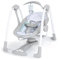 Ingenuity ConvertMe 2-in-1 Compact Portable Automatic Baby Swing & Infant Seat, Battery-Powered Vibrations, Nature Sounds, 0-9 Months 6-20 lbs (Raylan)