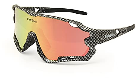 EnzoDate Ciclismo Polarized Occhiali con 3 lenti per Montagna Bicicletta ATV All'aperto Gli sport Occhiali da sole MTB Occhiali