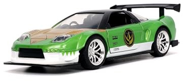 Jada JA32871 1:32 HWR-2002 Honda NSX with Green Figure Power Rangers Collectible Miniature Car, One Size