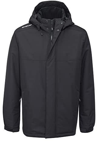 CCM Hockey Team Winter Jacket - Black - Senior M
