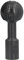 Fresa Giratoria de Esfera, Fresa Giratoria de Punta de Bola de Ranura de 40 Mm, Herramienta de Fresado de Broca de Talla de Esfera de Metal para Amoladora Angular 100/115/125, Negro(M14)