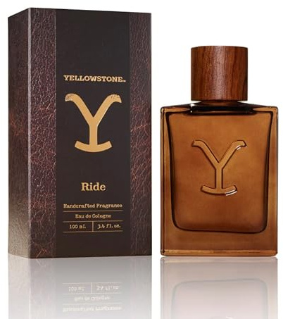 Tru Western Yellowstone Ride Men’s Handcrafted Cologne Spray for Men, Raw Bergamot, Smoked Whiskey, Charred Vanilla & Rough‑Cut Tobacco, 3.4 fl oz (100 ml)