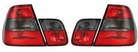 DM Autoteile 136917 Facelift Design Rückleuchten Set Rot Smoke 4tlg. kompatibel für BMW 3er E46 Limousine 98-01