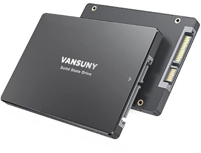 Vansuny 1 TB SATA III Intern SSD, SSD Festplatte Intern 2,5 Zoll Interne SSD 1TB Minimale Lesegeschwindigkeit 500 MB/s