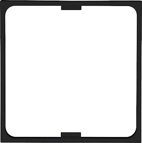 Kopp HK07 Intermediate Frame for 50 x 50 DIN Devices, Colour: Matte Black (Pack of 10)