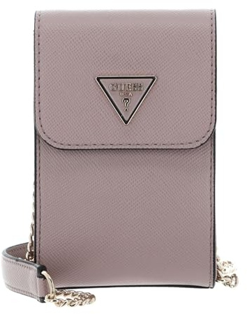 GUESS Umhängetasche Handytasche Noelle Flap Chit Chat Phone Bag Rosewood rosa