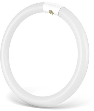 Liuyife 40W T9 Round G10Q Energy Saving Fluorescent Tube, Dimensions are 40cm, Neon Tube Cool White 6500K, Low Energy Consumption Ring Light for Kitchen, Corridor, Stairs, Bedroom, Ceiling Light