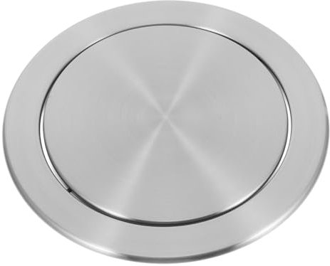 Couvercle Inoxydable en Acier pour Encastré Poubelle Table