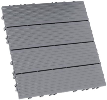 HOMSFOU Dalles De Terrasse Imperméables Plastique Imitation Bois Pour Jardin Balcon Et Patio Carrelage Emboîtable Et Antidérapant Pour Extérieur Et Intérieur