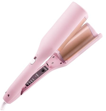 Xijobido Arricciacapelli | Piastra per Onde per Donne - 4 Impostazioni di Temperatura, Riscaldamento in 15 Secondi per Onde, per Adolescenti Ragazze Adulti, Uso in Casa Salone per Appuntamenti e