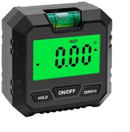 Inclinómetro transportador digital, ángulo digital inclinador magnético horizontal instrumento de medición de ángulo, para carpintería DIY